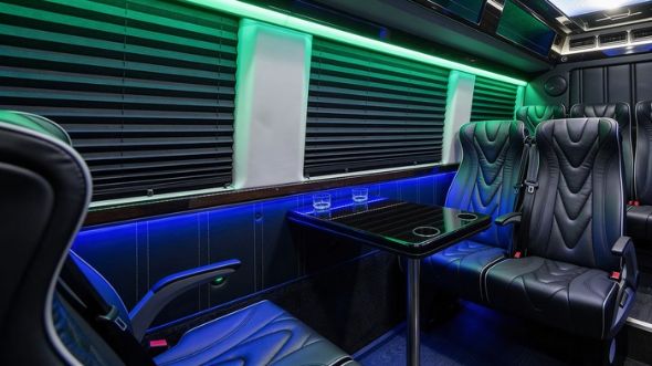 18 passenger sprinter van inside moreno valley