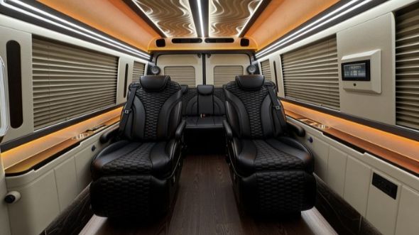 8 passenger sprinter van inside moreno valley