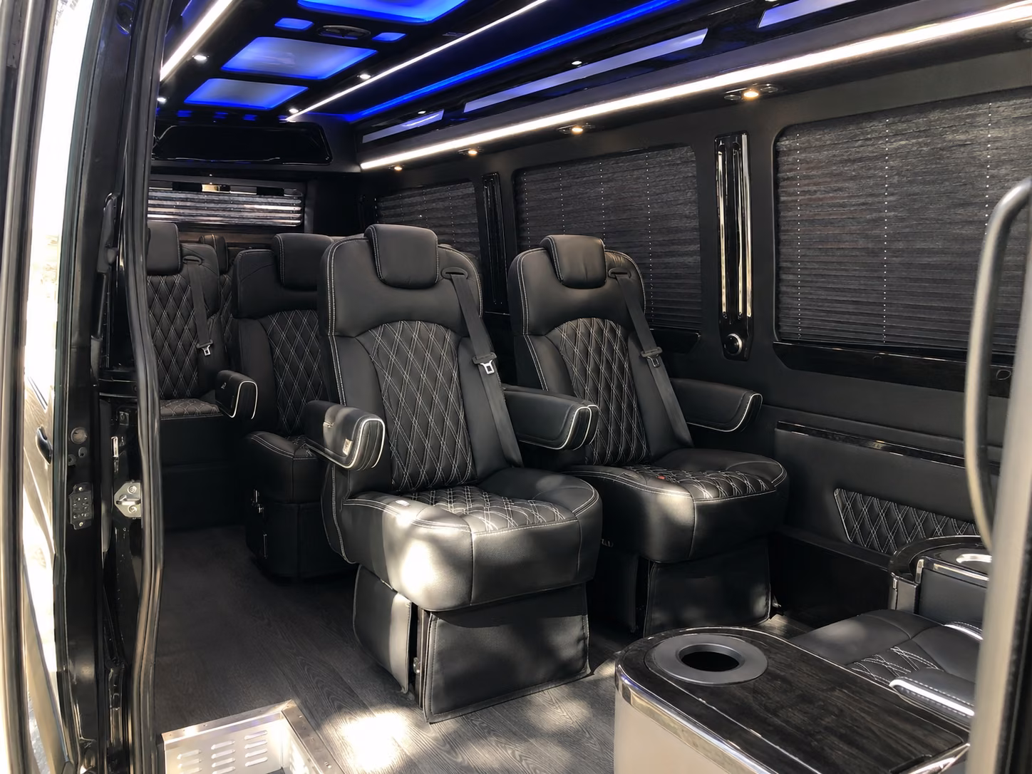 18 passenger sprinter van inside