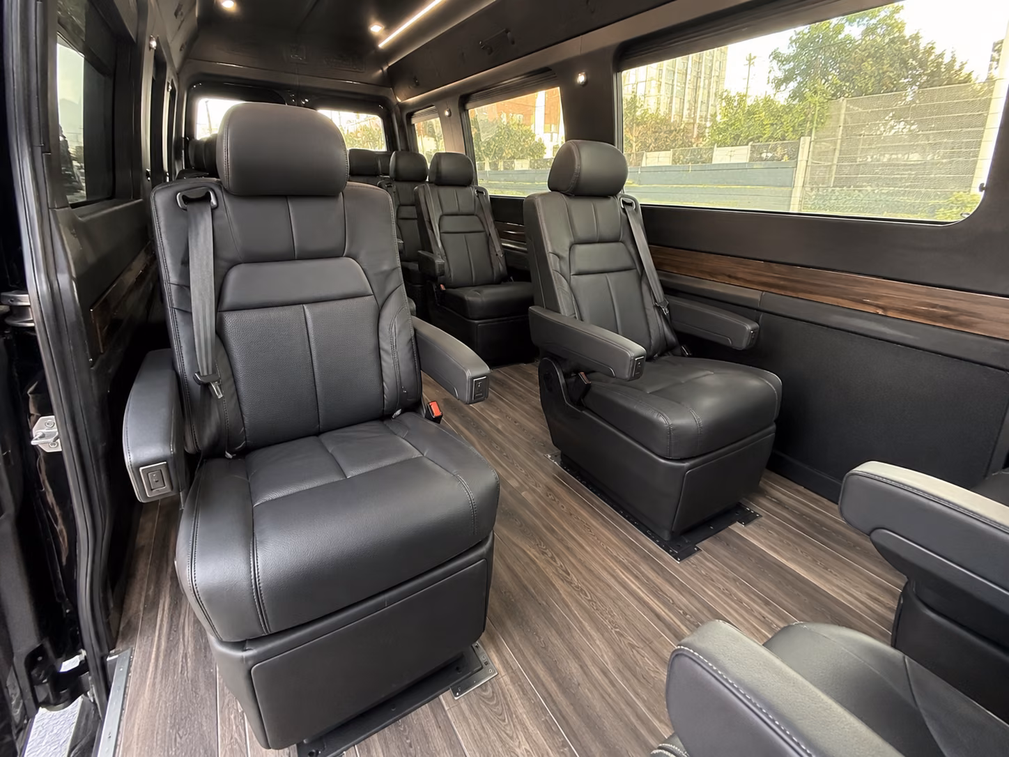 moreno valley 18 passenger sprinter van interior