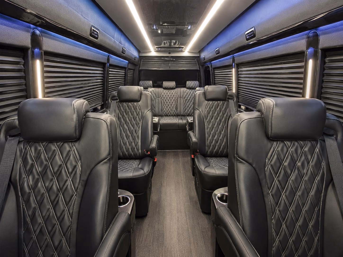 moreno valley 8 passenger sprinter van inside