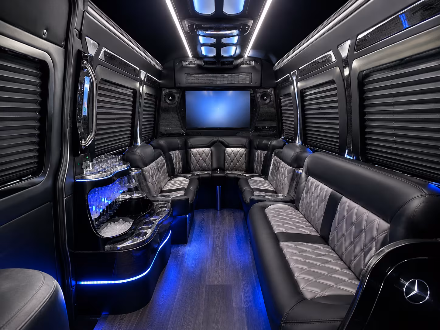 sprinter van bookings for parent coordinated prom groups with a set pickup and return time in moreno valley