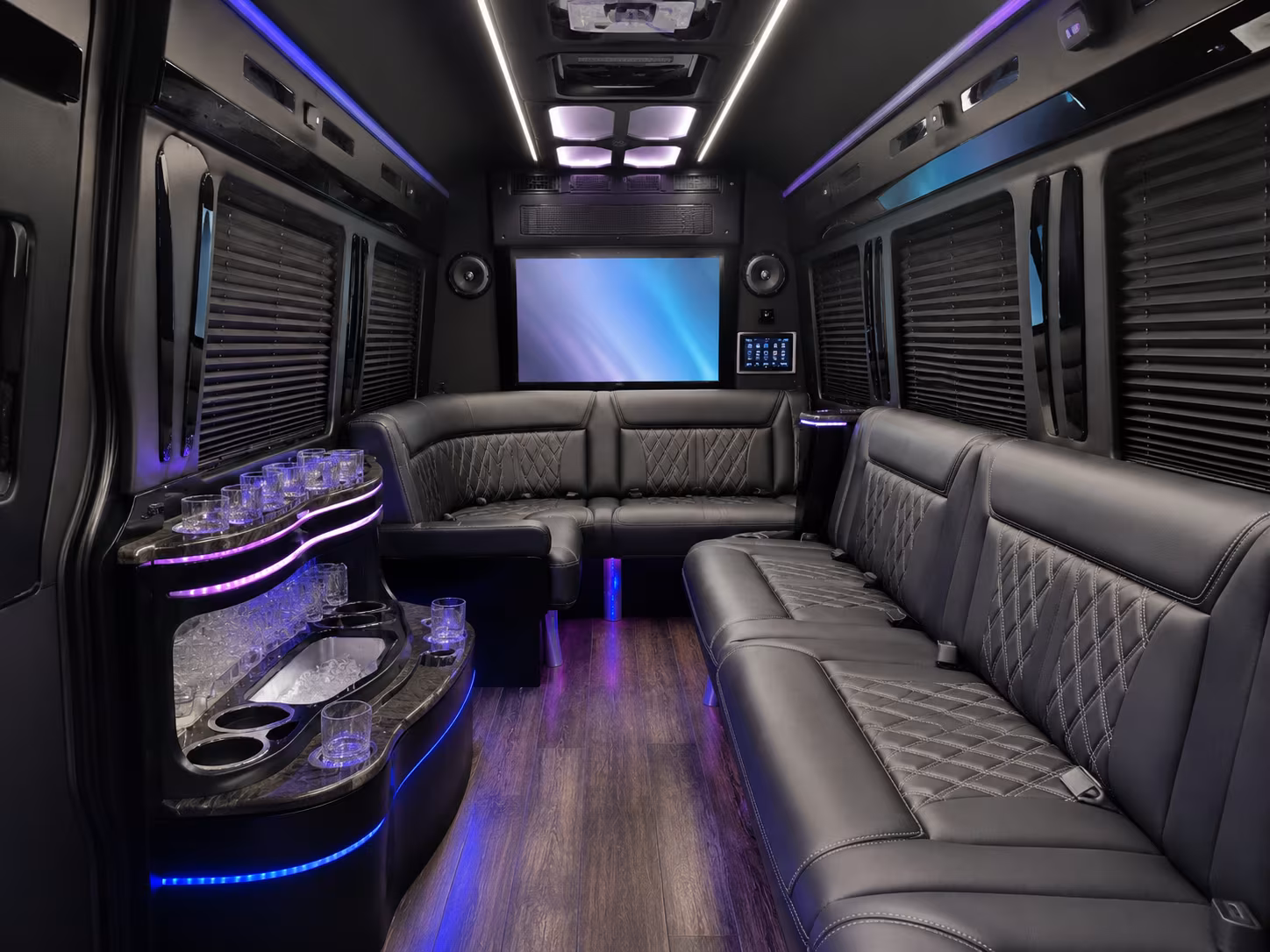 sprinter van transportation for prom groups from moreno valley high schools and the val verde unified school district